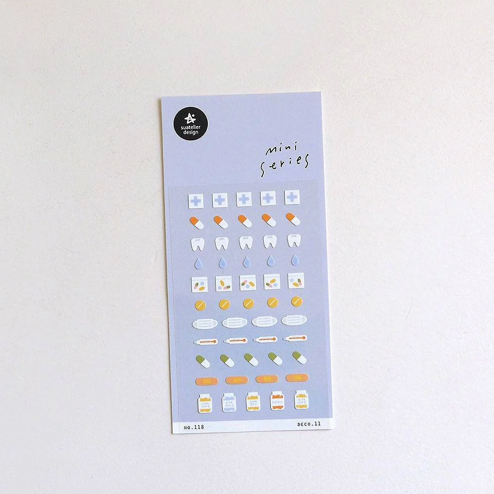 Suatelier Design Mini Stickers Health