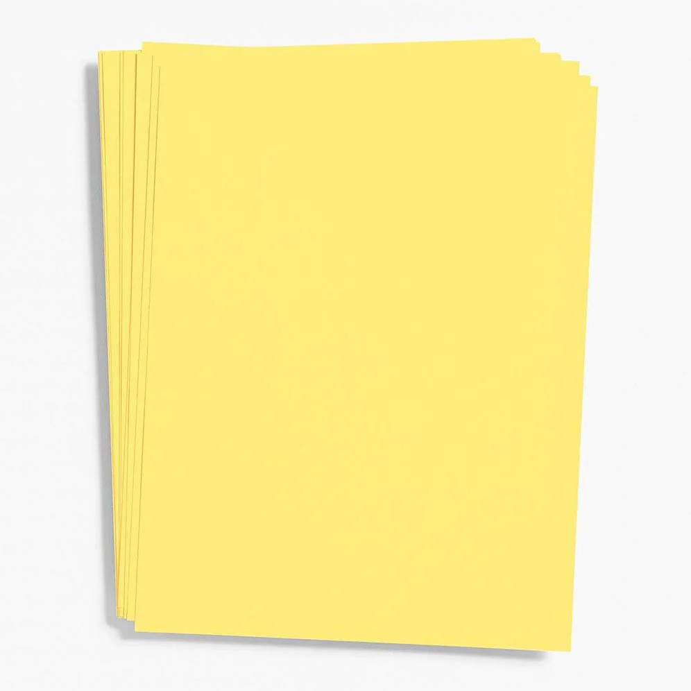 Sunshine Card Stock 8.5" x 11"
