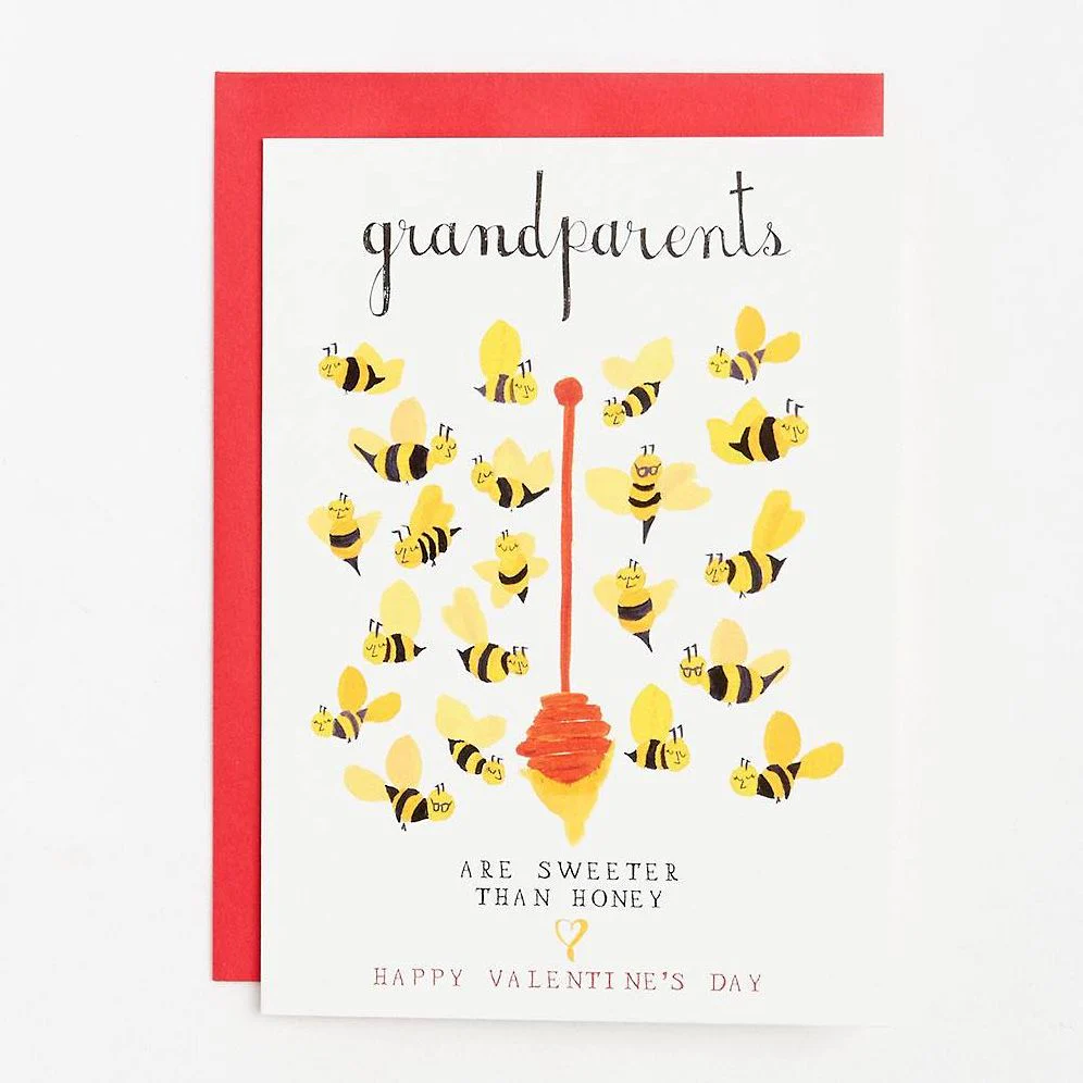 Sweet Grandparents Valentine Card