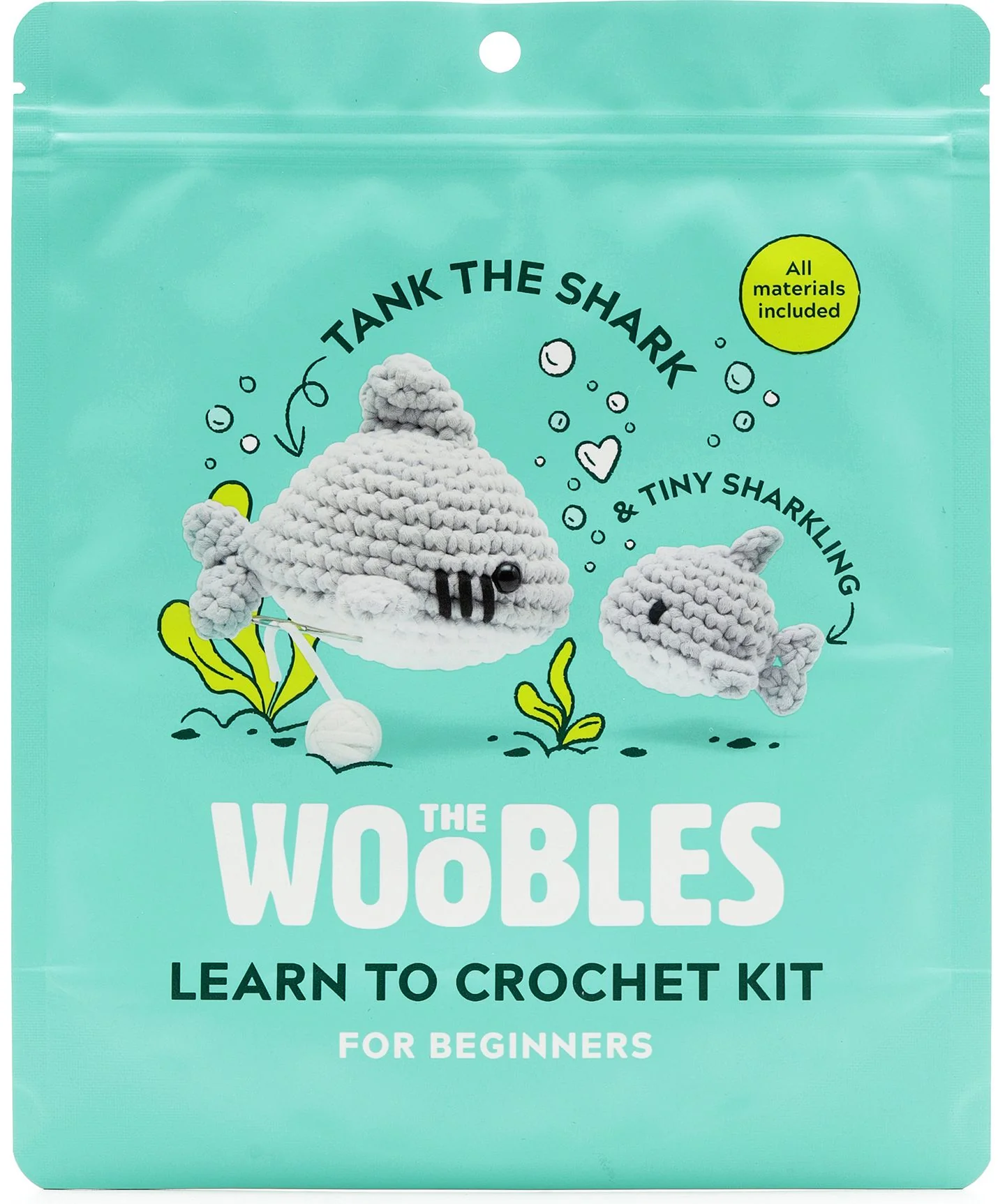 Tank the Shark, The Woobles Beginner Crochet Kit - Exclusive - Image 2