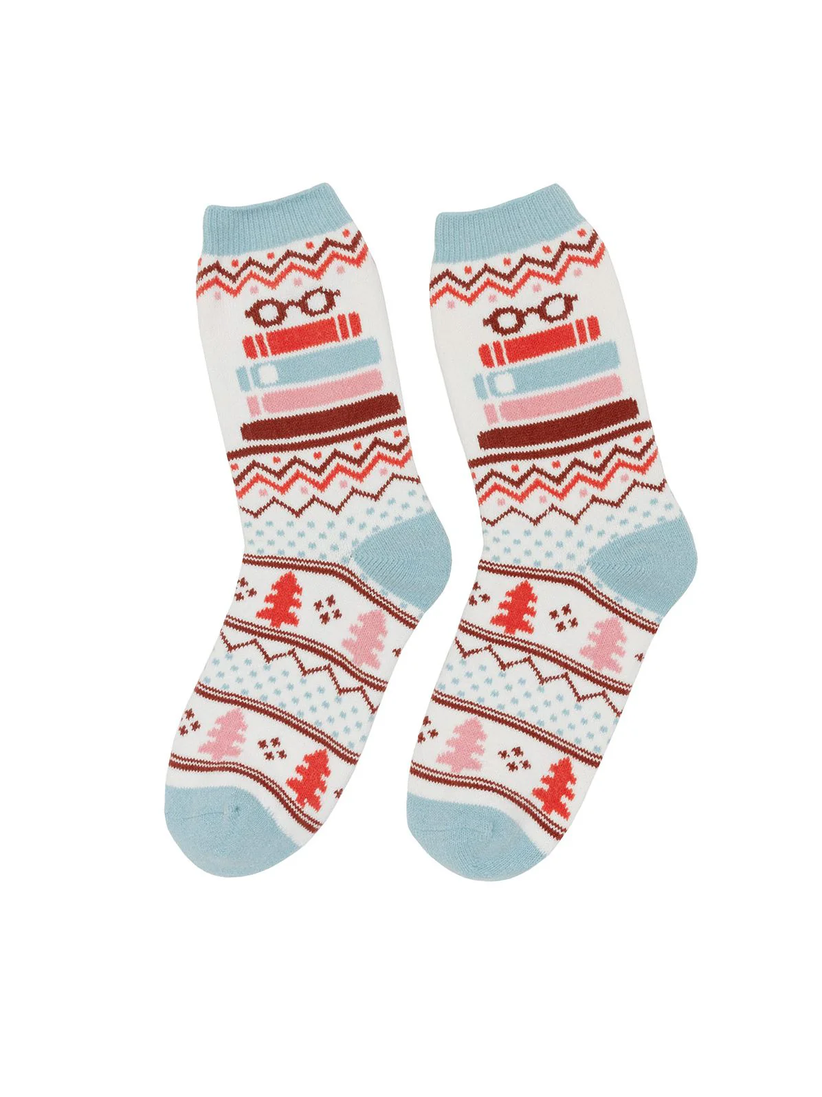 TBR Book Stack Cozy Socks - Image 2