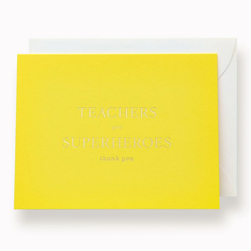 Teachers are Superheros - Boxed Note Set - Thank You