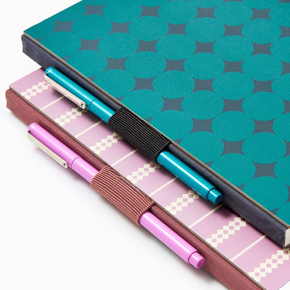 Teal Diamond Paper Wasp LG Dotted Journal - Image 4