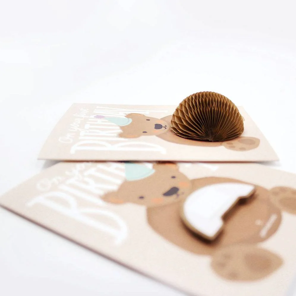 Teddy 1st Birthday Card - Image 3