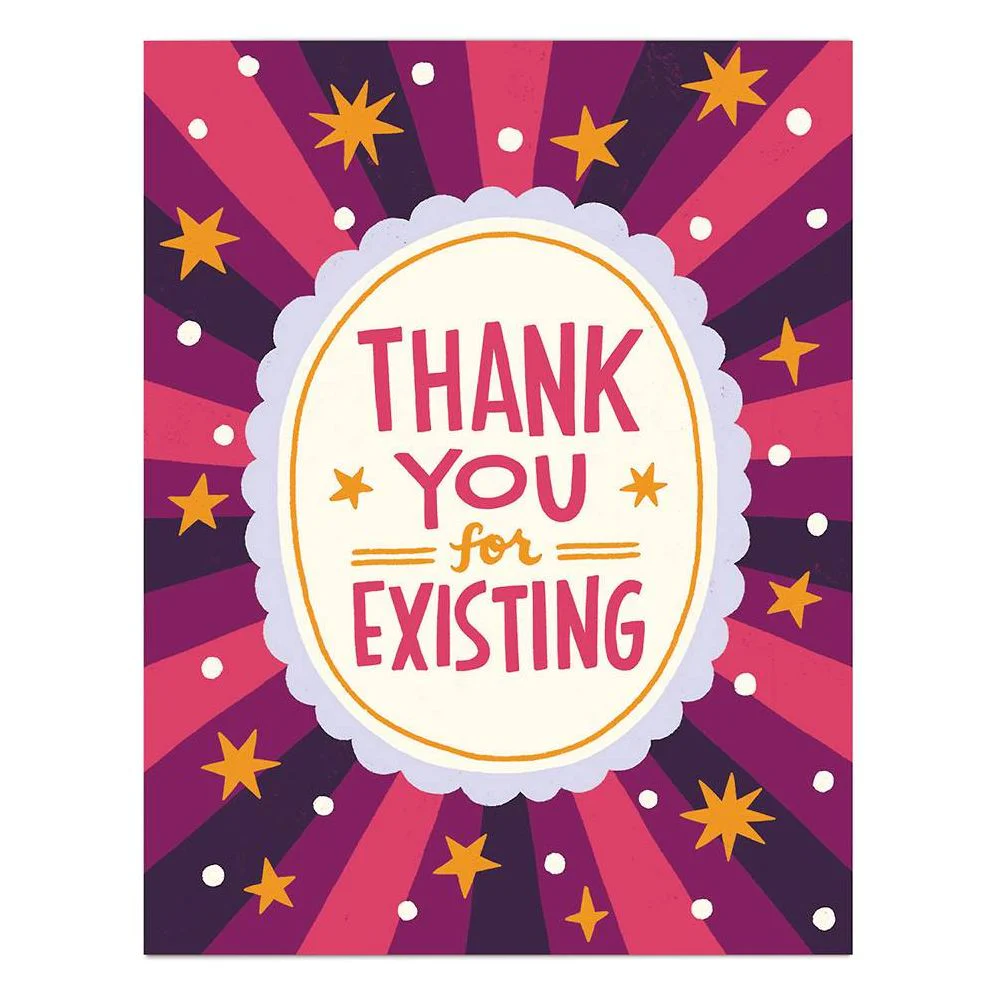 Thank You For Existing Greeting Card - Image 2