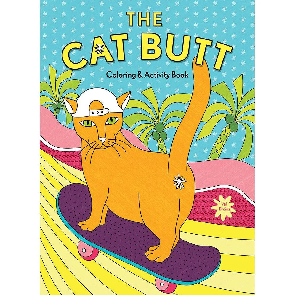 The Cat Butt Coloring and Activity Book: (Adult Coloring Book, Funny Gift for Cat Lovers) - Image 4