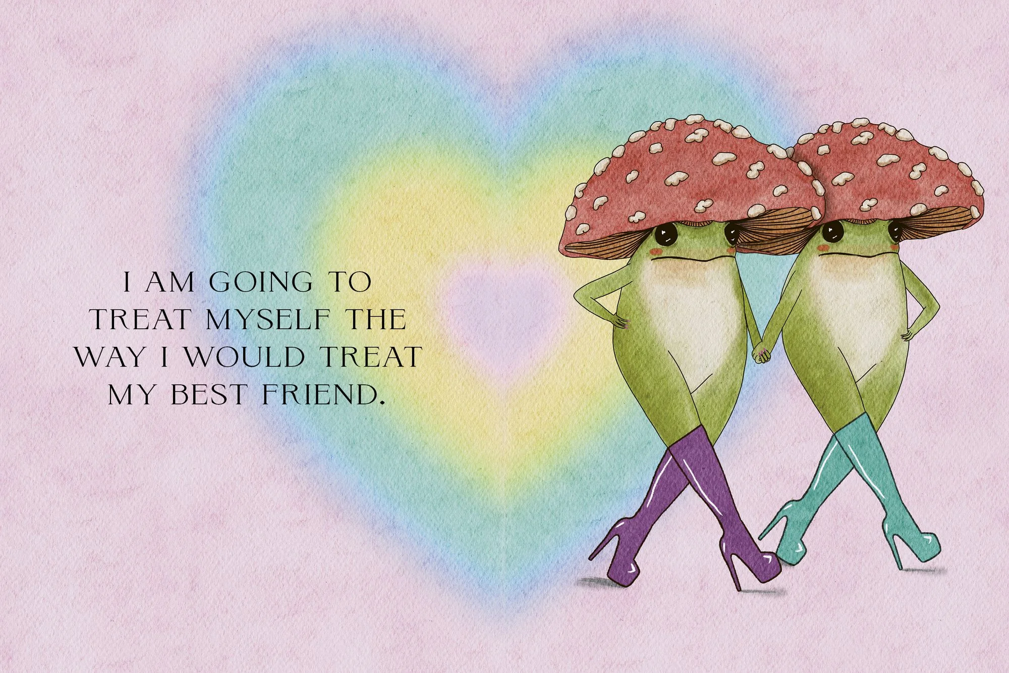 The Little Frog's Guide to Self-Care: Affirmations, Self-Love and Life Lessons According to the Internet's Beloved Mushroom Frog - Image 3