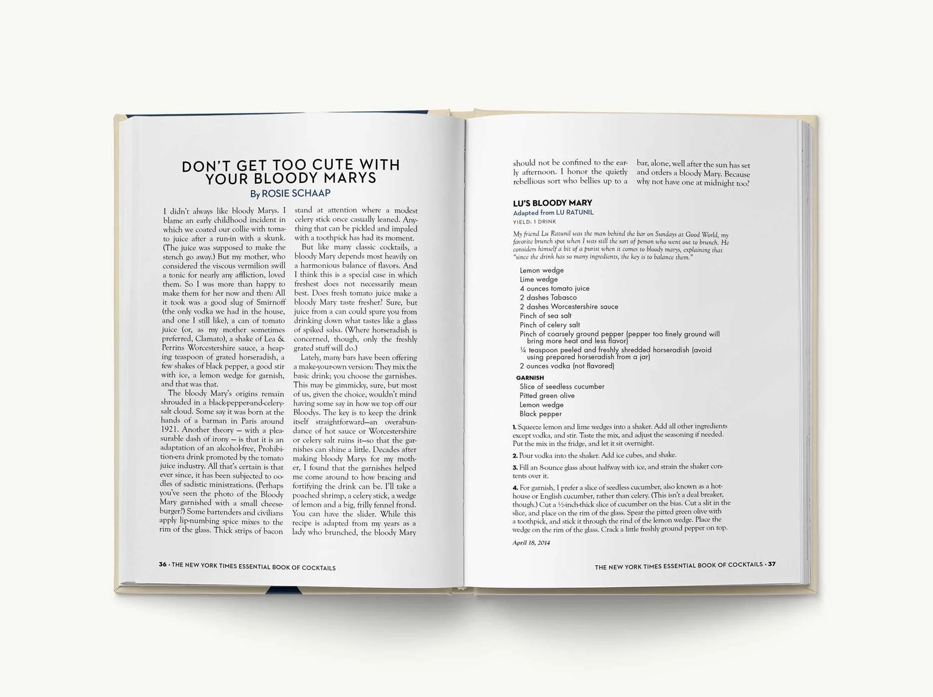 The New York Times Essential Book of Cocktails (Second Edition): Over 400 Classic Drink Recipes With Great Writing from The New York Times - Image 7