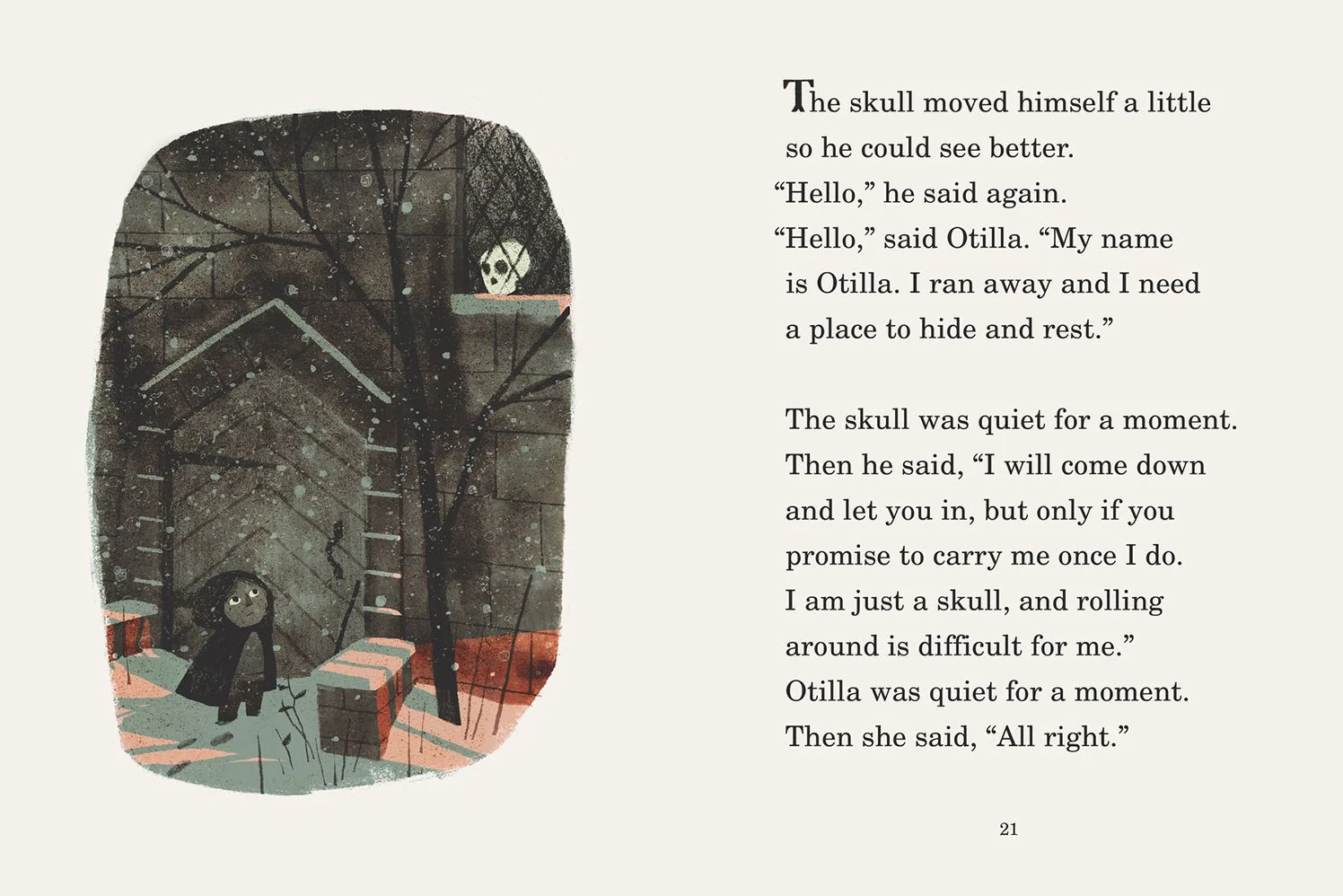 The Skull: A Tyrolean Folktale (A Macabre Story About Courage and Friendship - Chapter Book for Early Readers Ages 4-9 in Grades 1-4) - Image 4