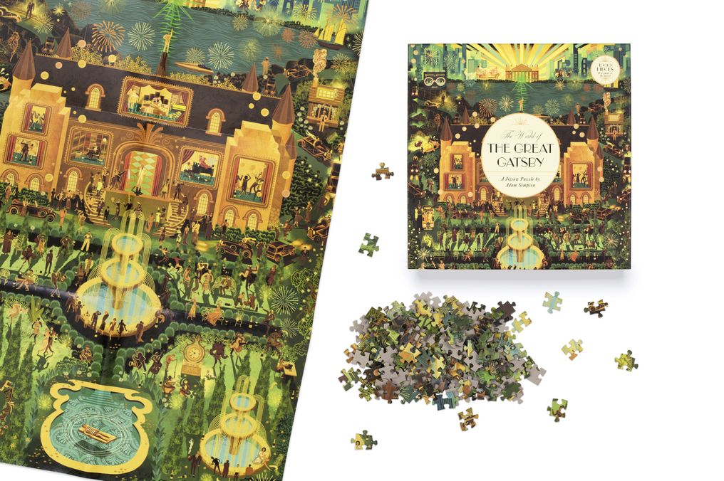 The World of The Great Gatsby 1000 Piece Puzzle: A jigsaw by Adam Simpson - Image 10