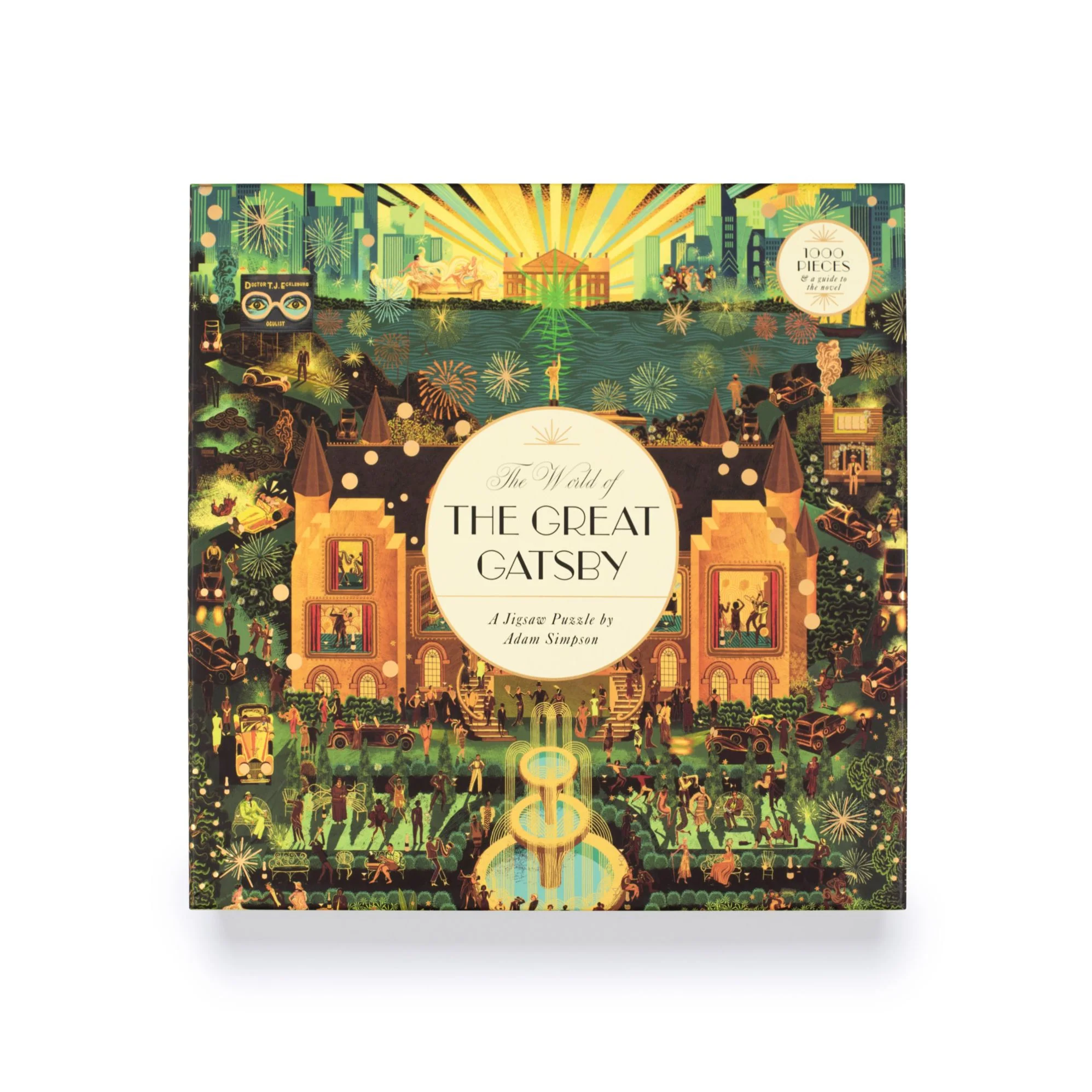 The World of The Great Gatsby 1000 Piece Puzzle: A jigsaw by Adam Simpson - Image 2
