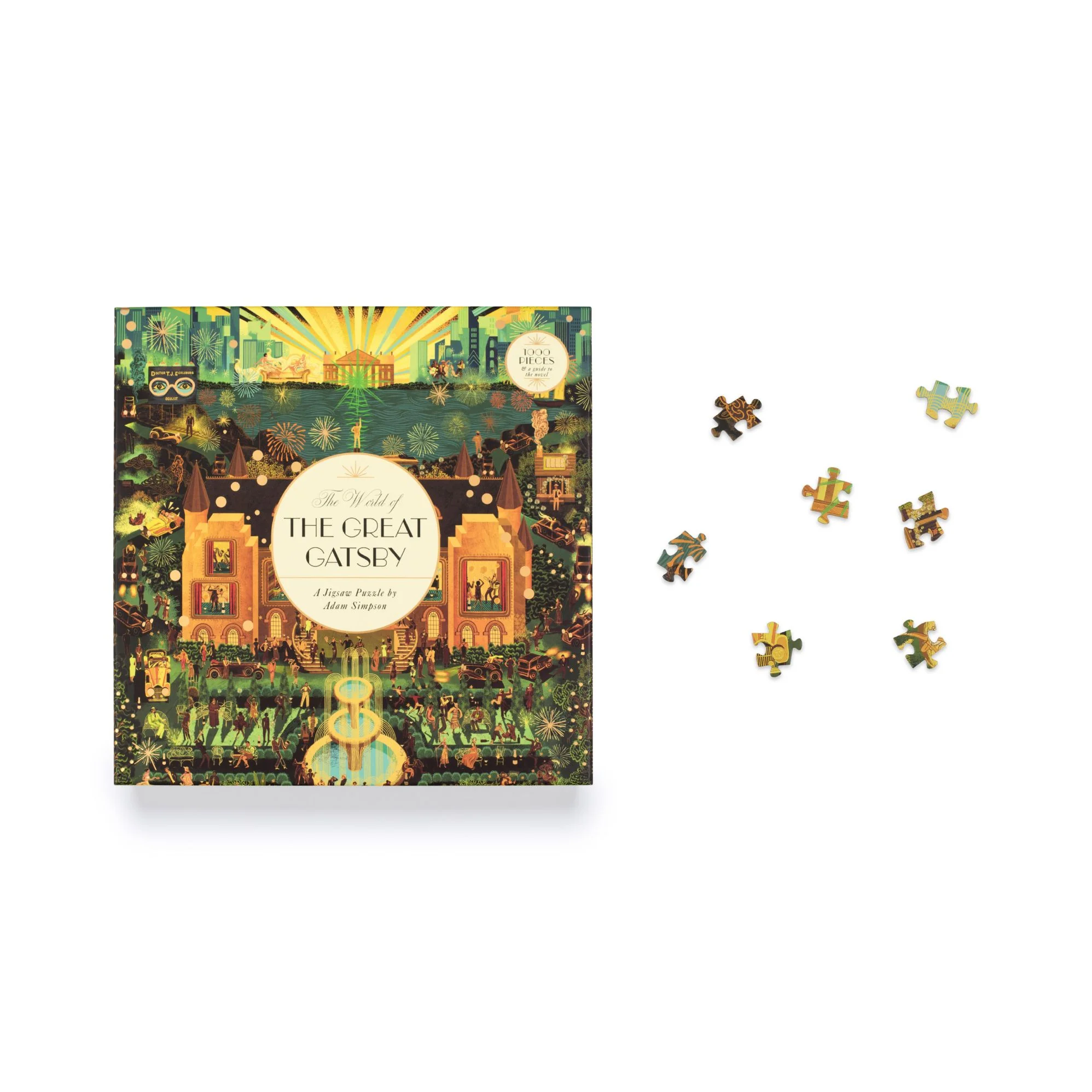The World of The Great Gatsby 1000 Piece Puzzle: A jigsaw by Adam Simpson - Image 7