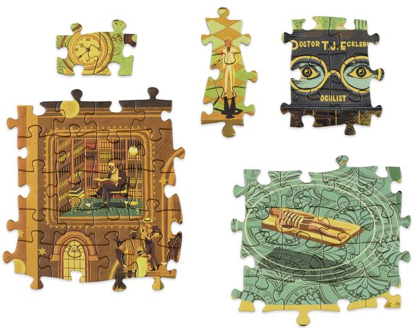 The World of The Great Gatsby 1000 Piece Puzzle: A jigsaw by Adam Simpson - Image 9