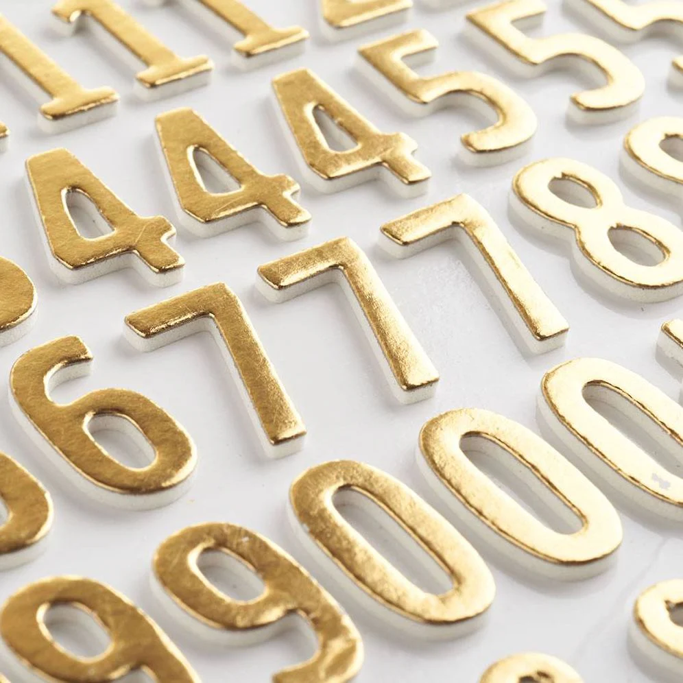 Thickers Gold Foam Letters - Image 2