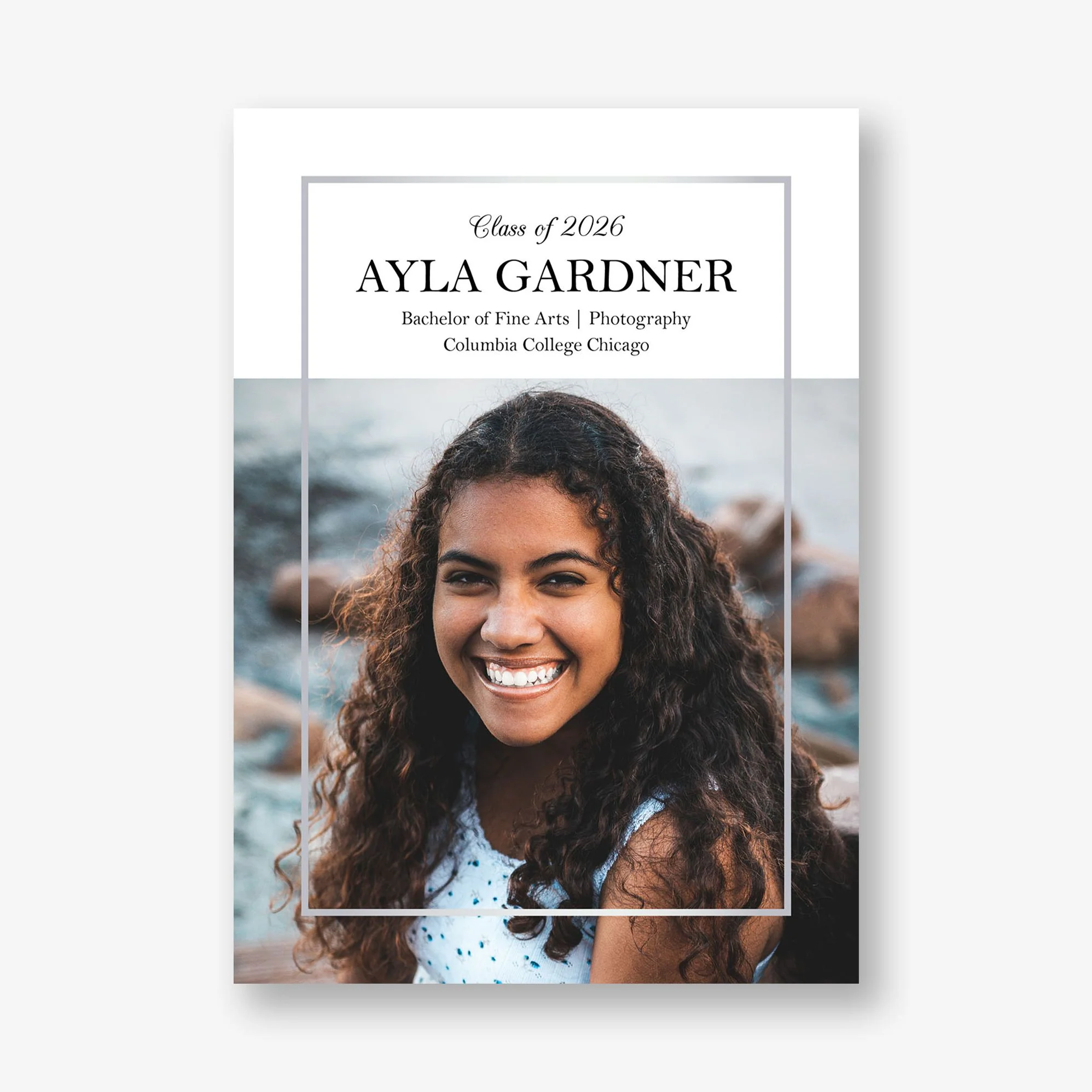 Thin Line Graduation Announcement - Image 4
