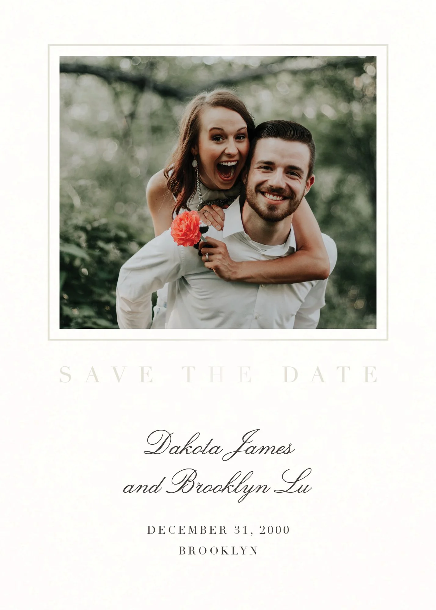 This Moment Foil Save the Date Card - Image 4