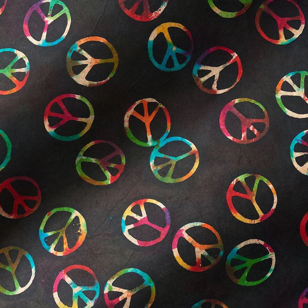 Tie Dye Peace Sign Handmade Paper - Image 3