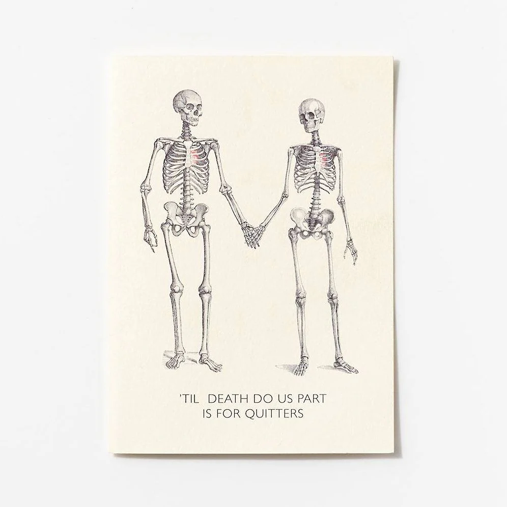 'Til Death Do Us Part Card