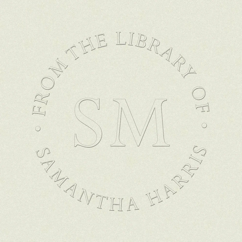 Timeless Monogram Custom Embosser Plate