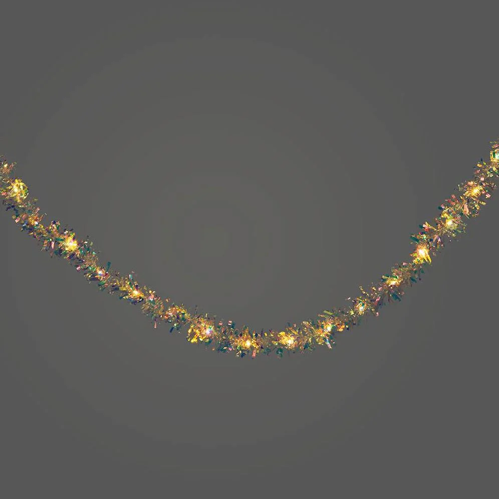 Tinsel String Light Garland - Image 2