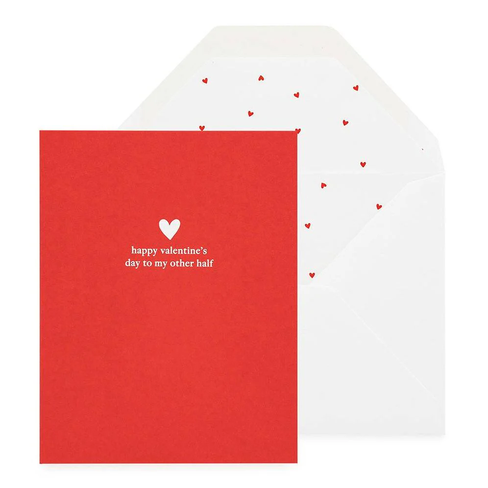 To My Other Half Valentine's Day Card