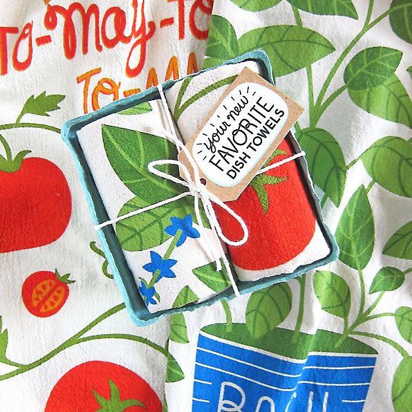 Tomato Basil Dish Towel Set - Image 4