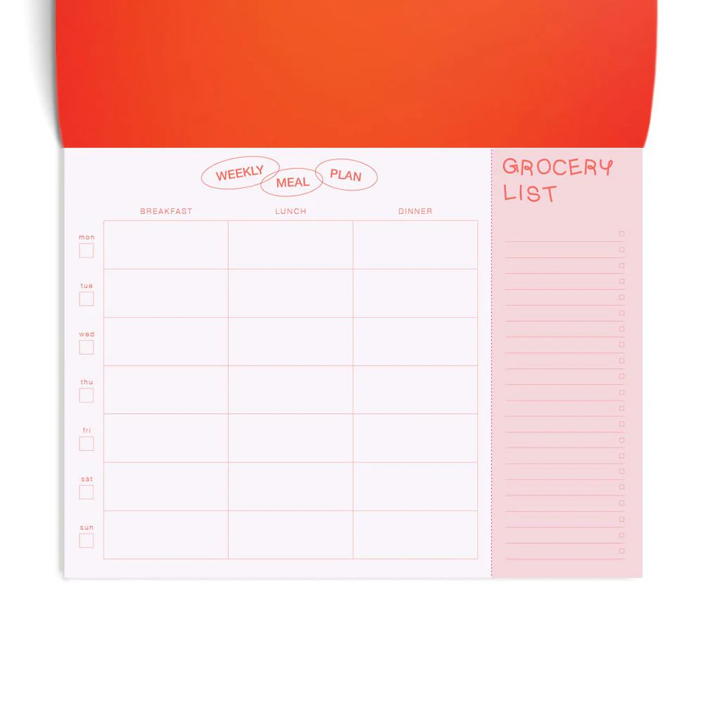 Tomato On Menu Weekly Meal Planner Red - Image 3
