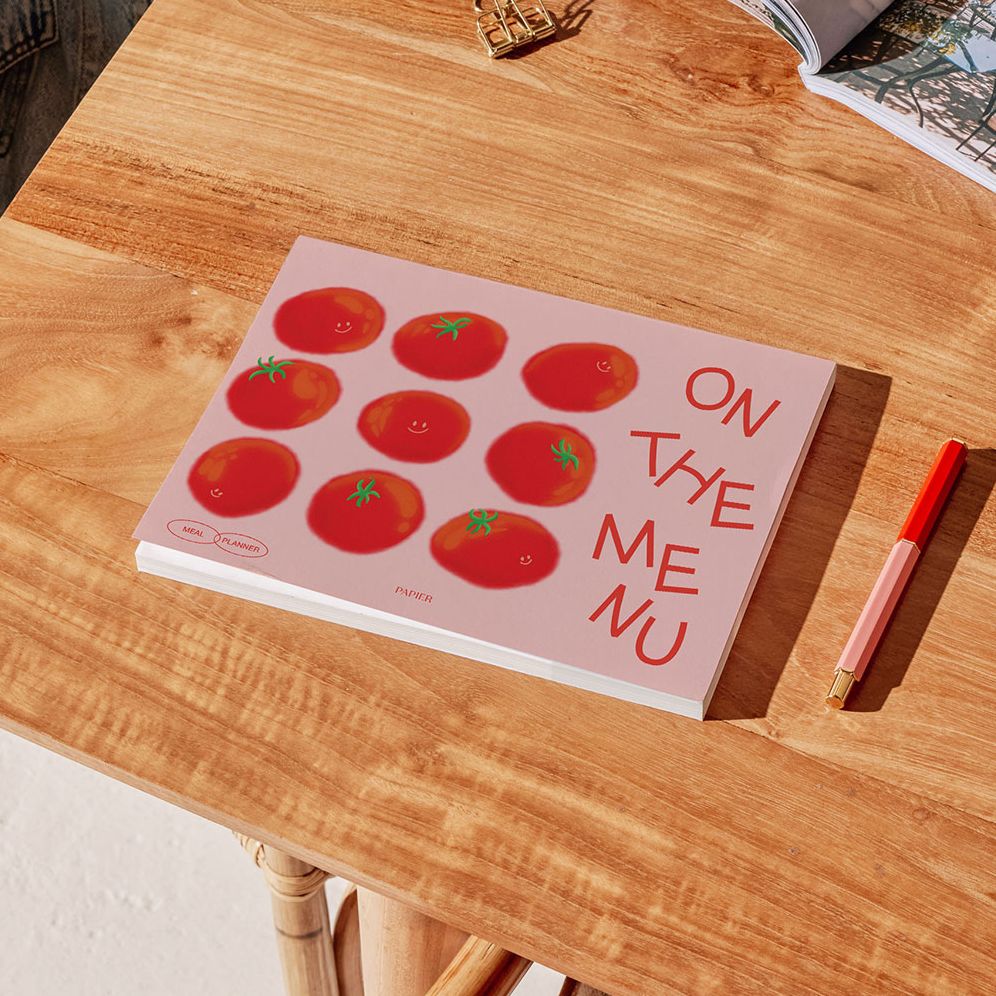 Tomato On Menu Weekly Meal Planner Red - Image 4