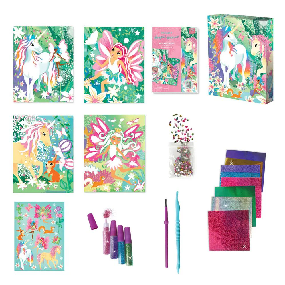 Totally Magical Unicorns Glitter & Foil Art Set - Image 3