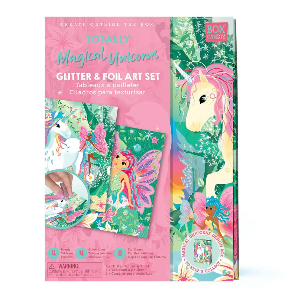 Totally Magical Unicorns Glitter & Foil Art Set - Image 4