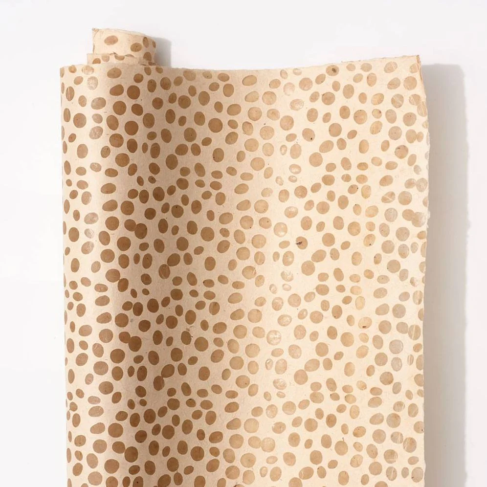 Translucent Pebbles on Cream Handmade Paper