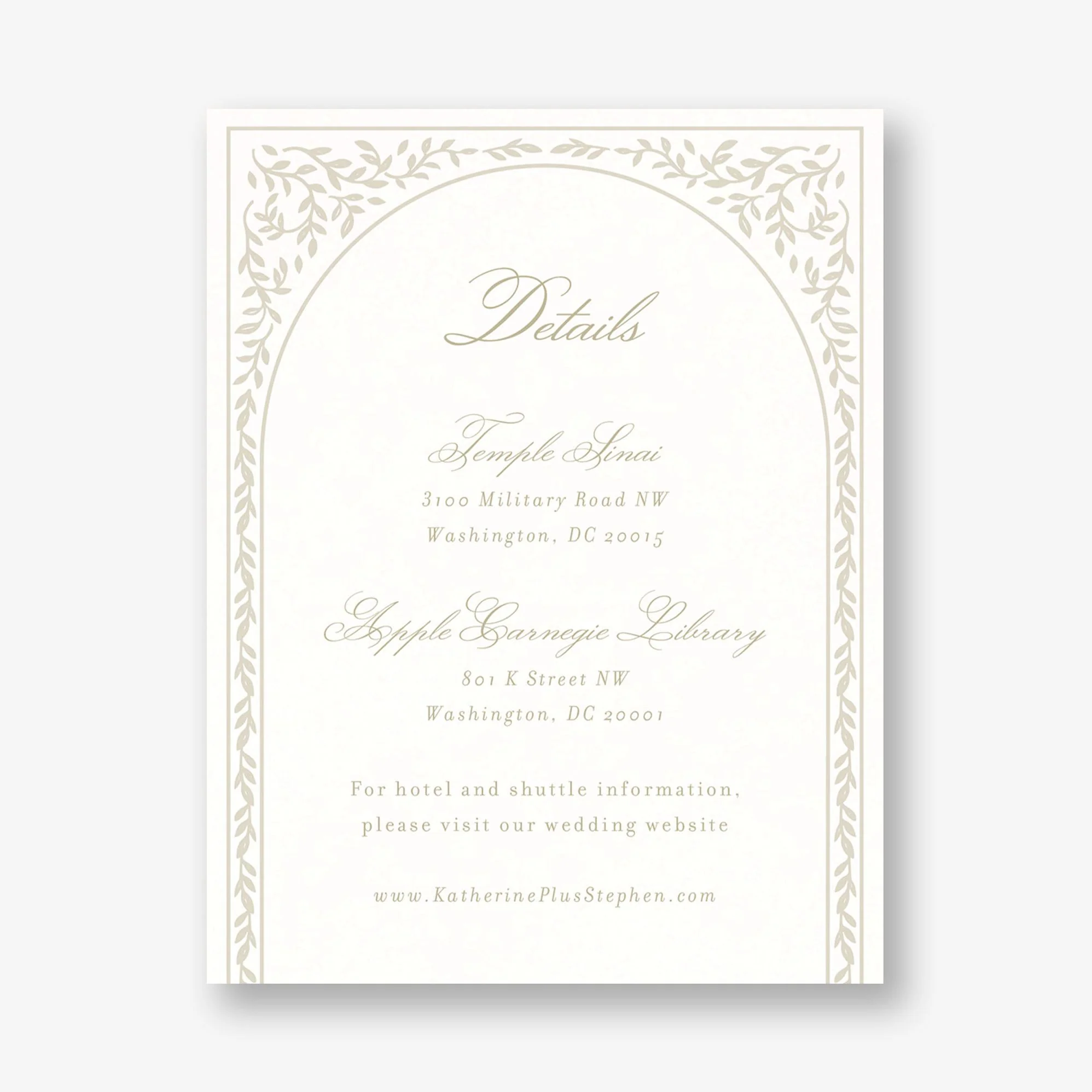 Trellis Vines Information Card - Image 2