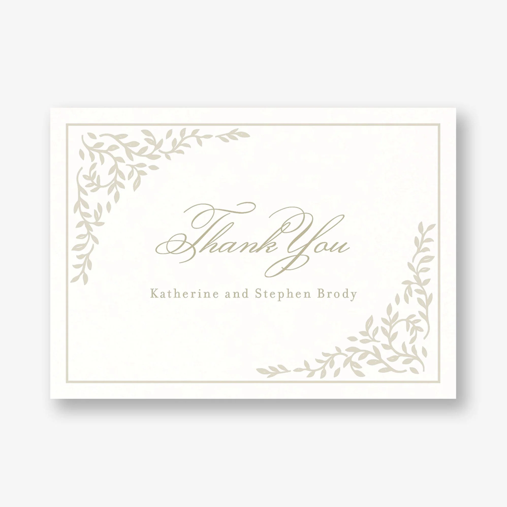 Trellis Vines Thank You Card - Image 3