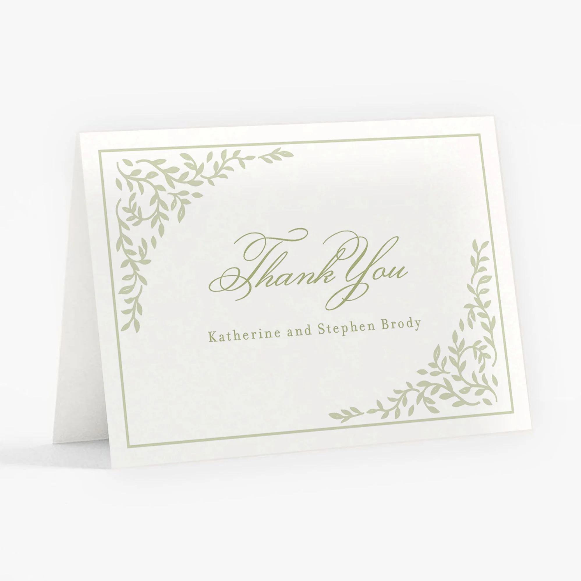 Trellis Vines Thank You Card - Image 4