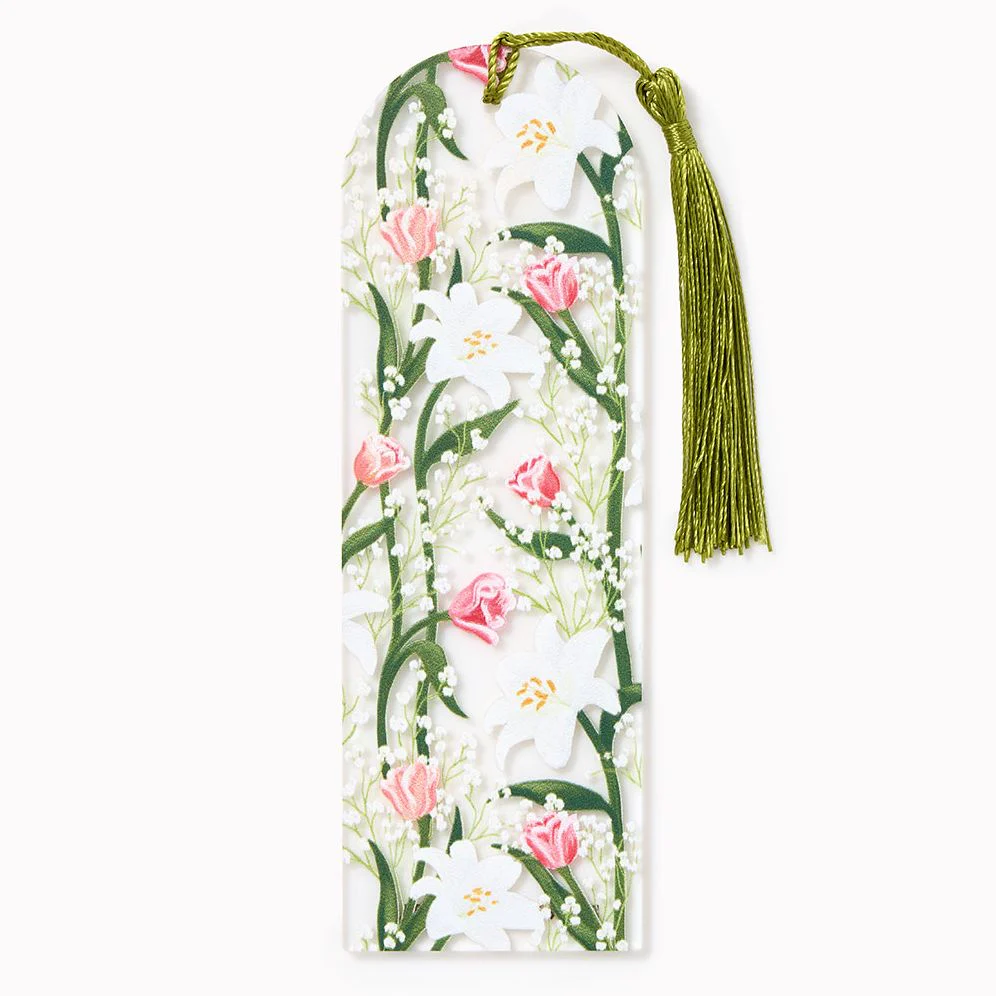 Tulip & Lilies Acrylic Bookmark - Image 2