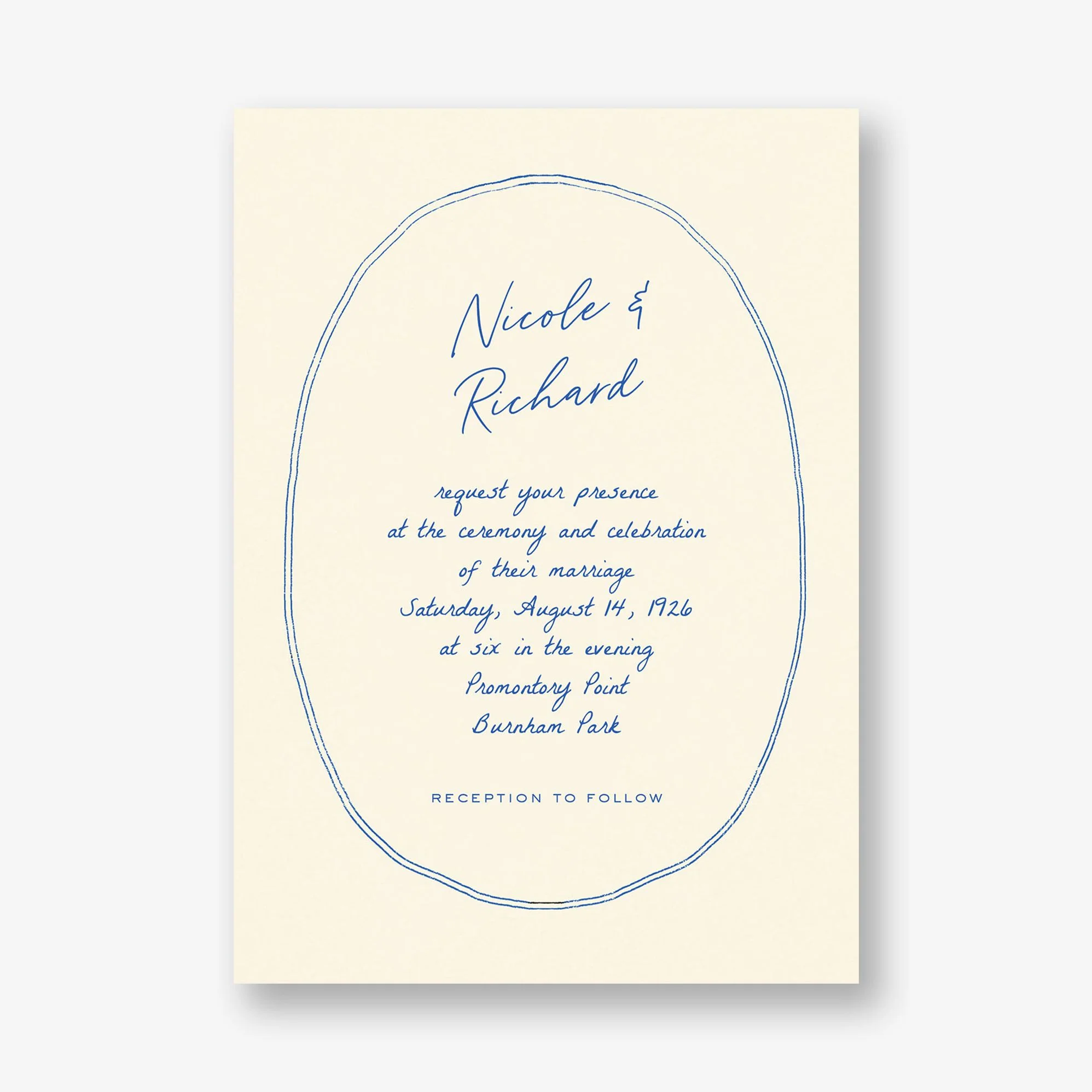Twin Lines Wedding Invitation - Image 6