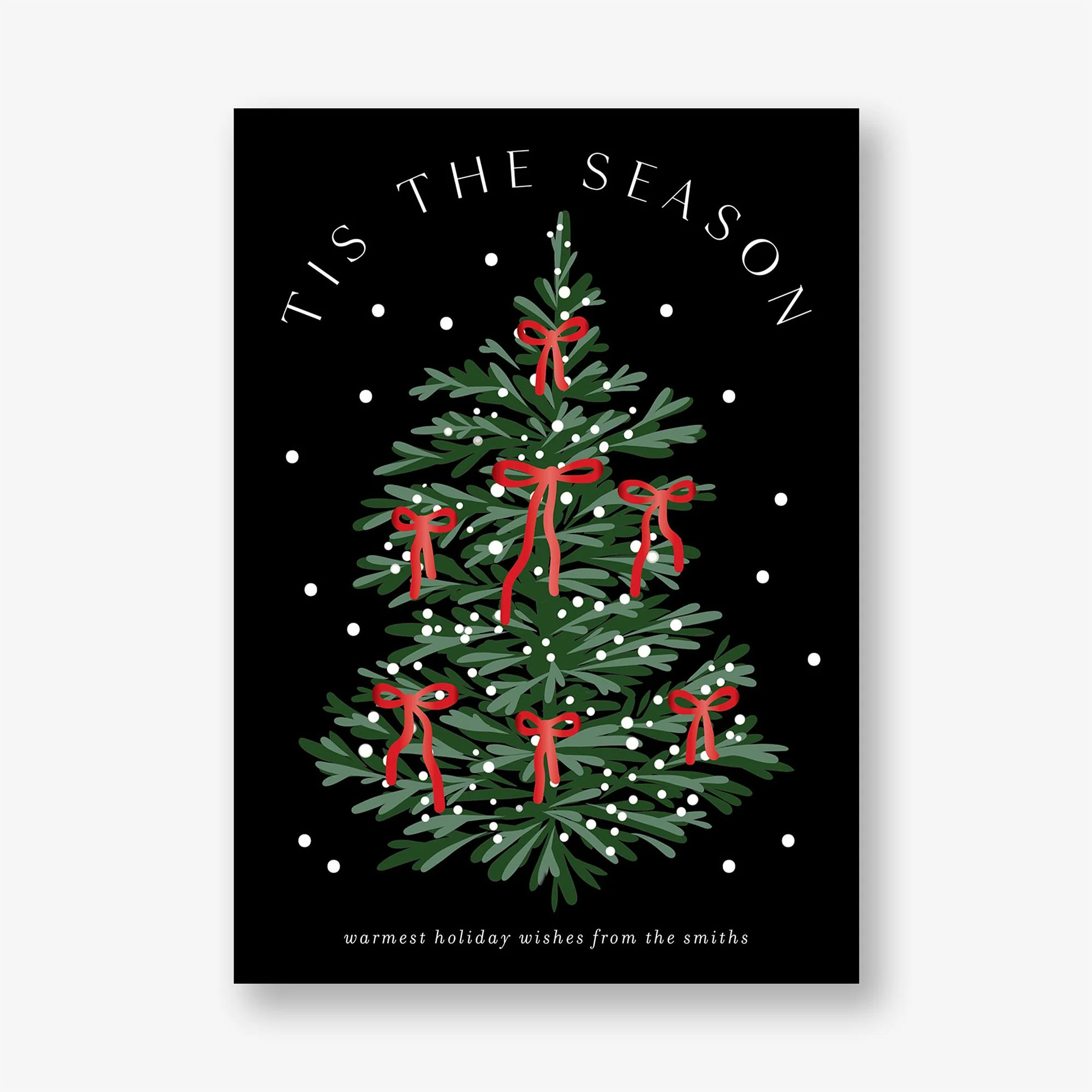 Twinkling Trees Foil Holiday Card - Image 2