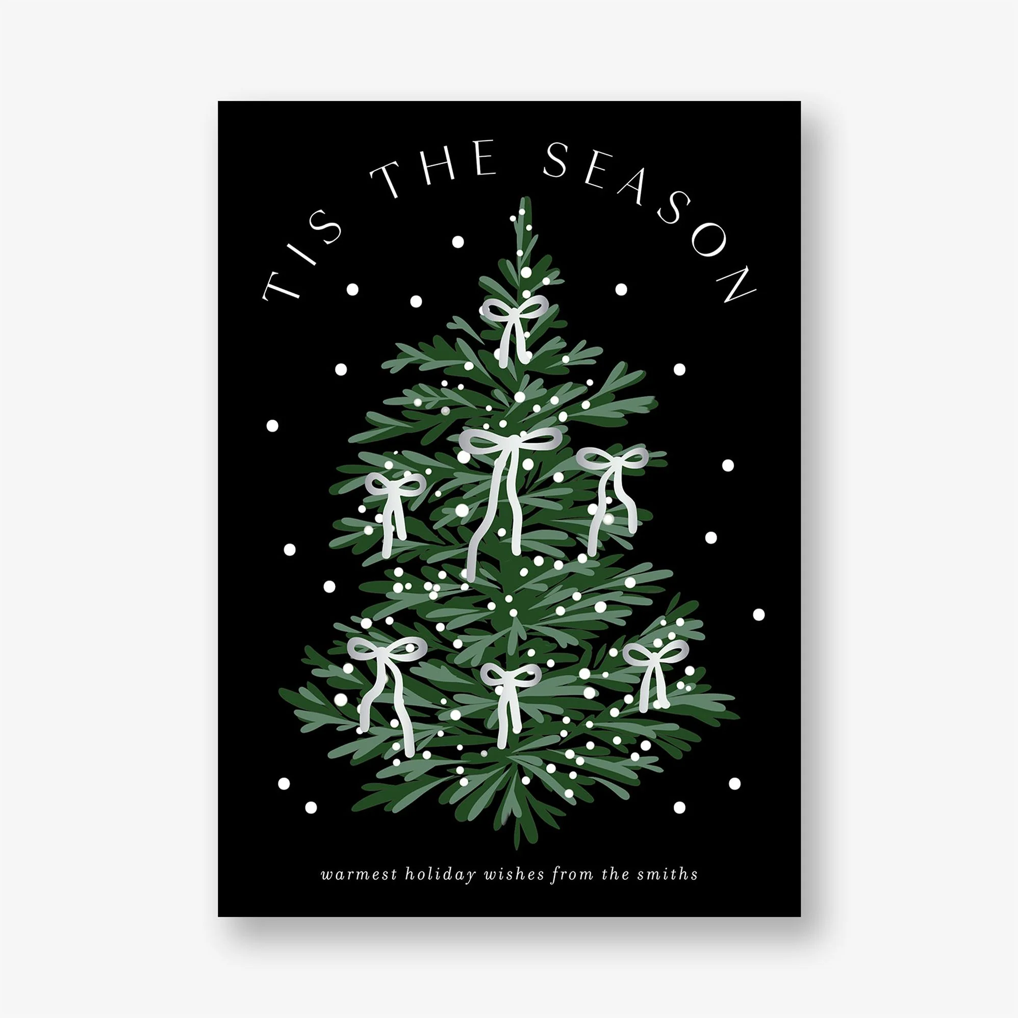 Twinkling Trees Foil Holiday Card - Image 4