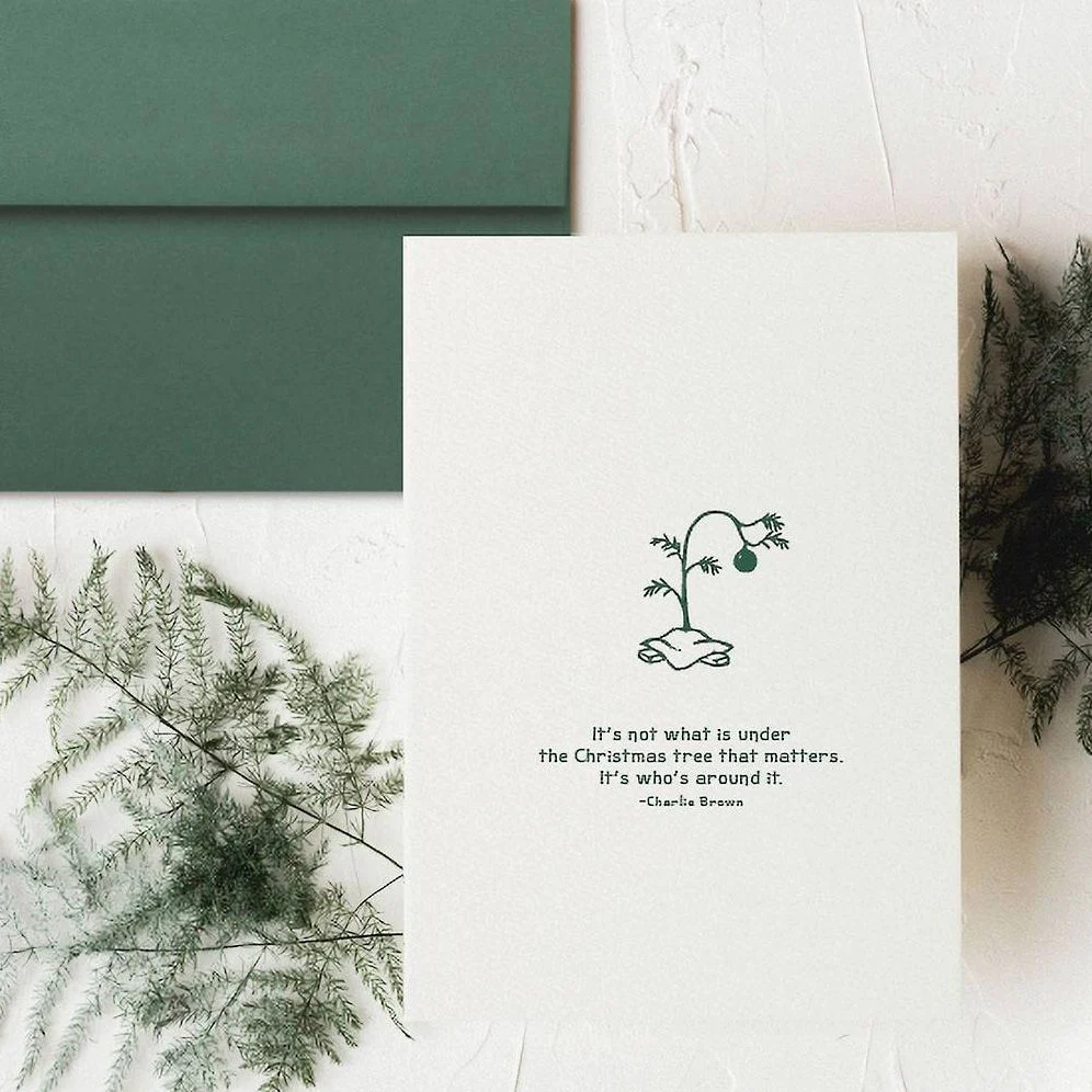 Under The Tree Christmas Card - Image 2