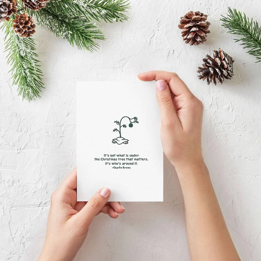 Under The Tree Christmas Card - Image 3
