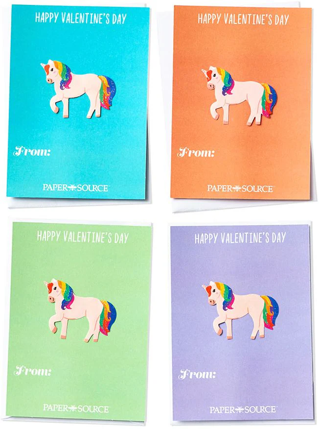 Unicorn Classroom Valentine Card Set - Image 3