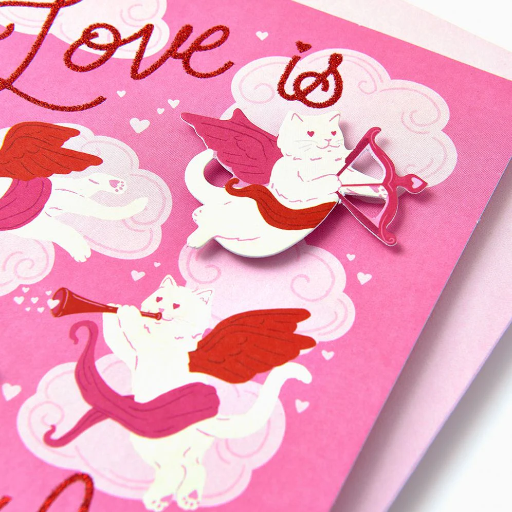 VAL OFF/EMBL A6 Cupid Cats FLD - Image 3