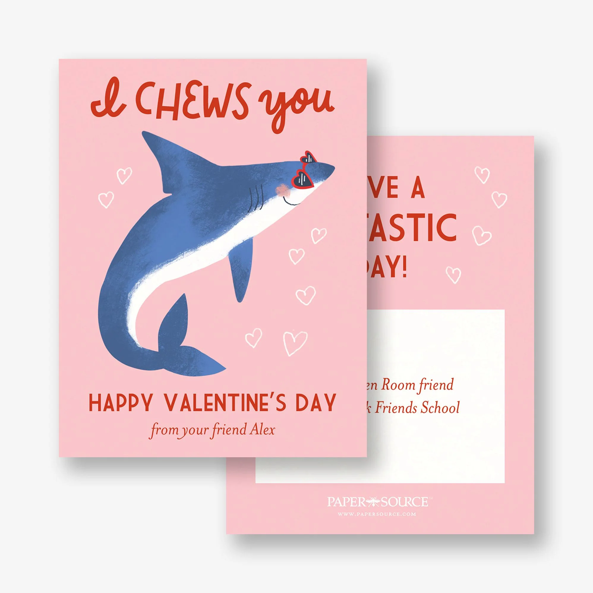 Val Shark Custom Valentine Card - Image 2