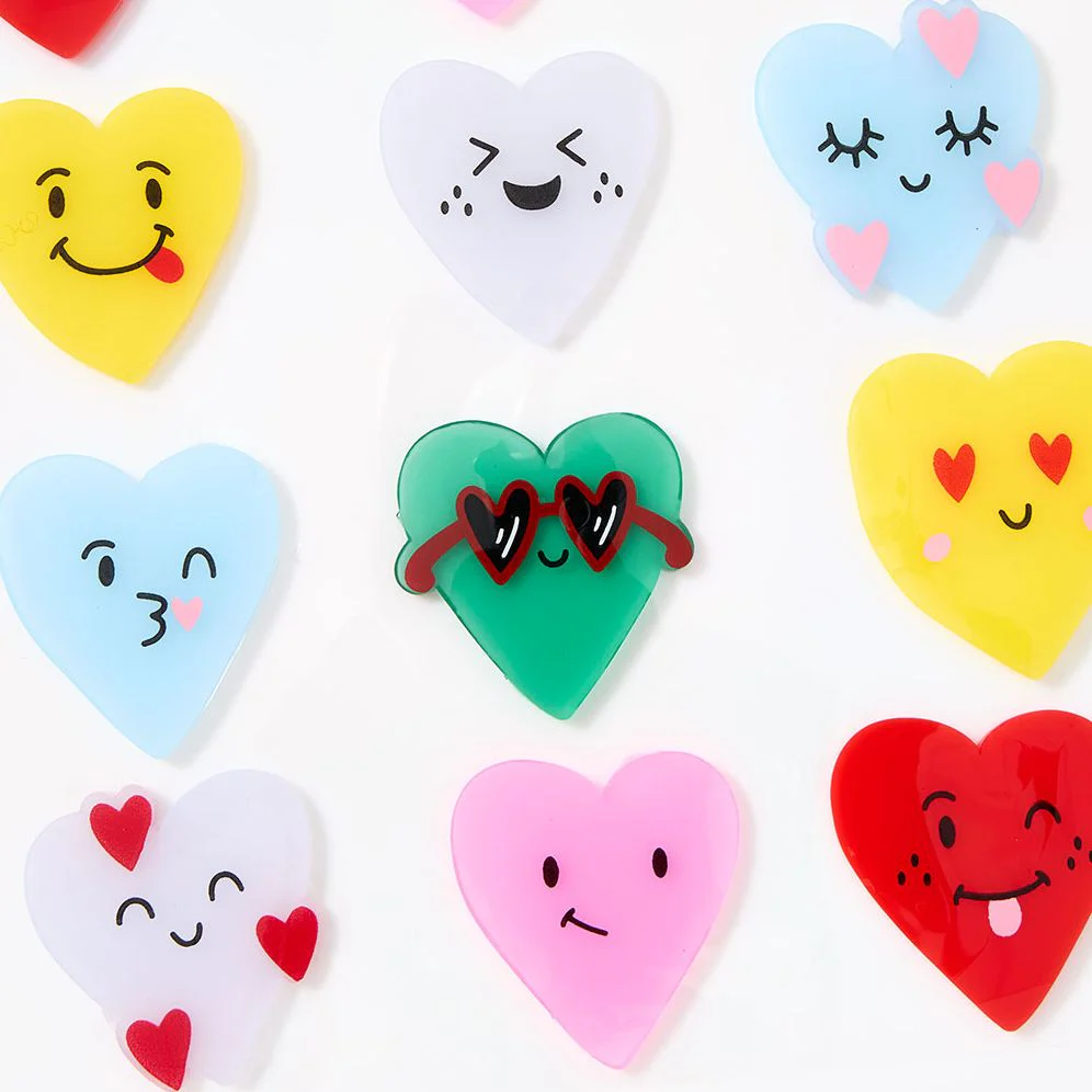 Valentine Heart Gel Clings - Image 2