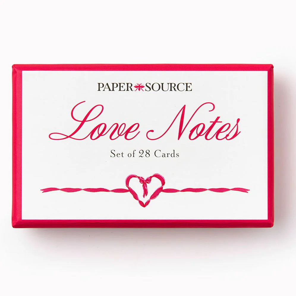 Valentines I Love You Because Mini Stationery Set