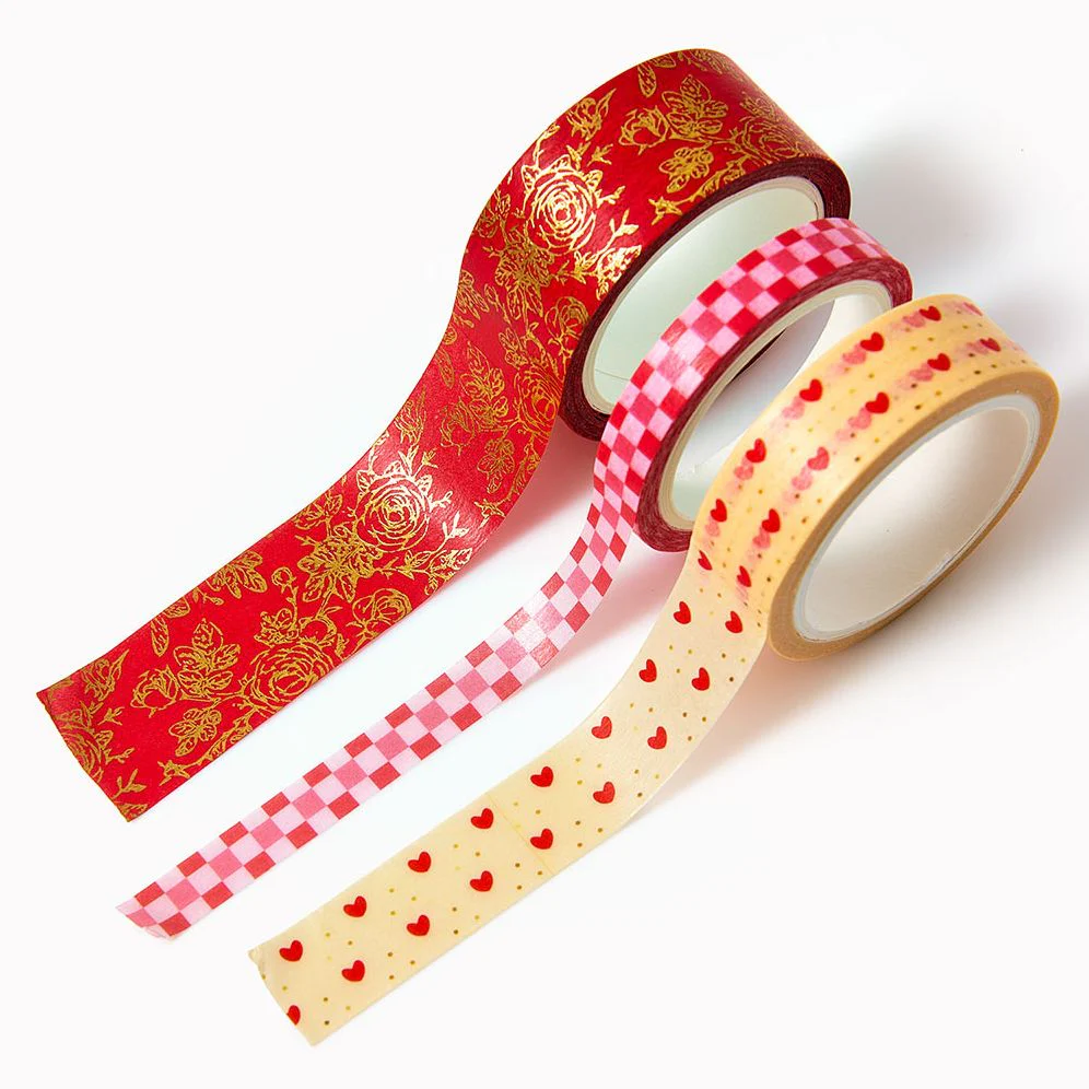 Valentines Washi Set of 3 - Image 2