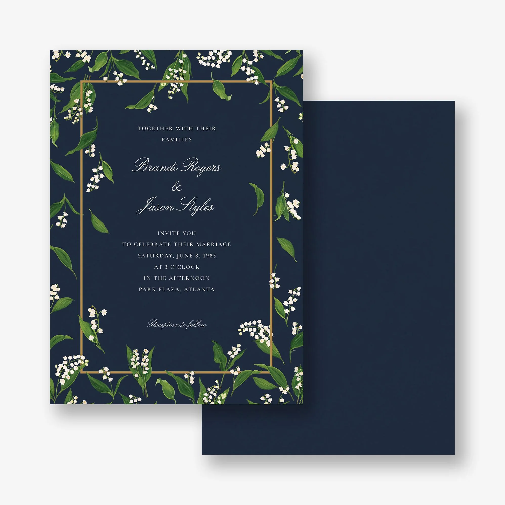 Valley Girls Wedding Invitation - Image 3