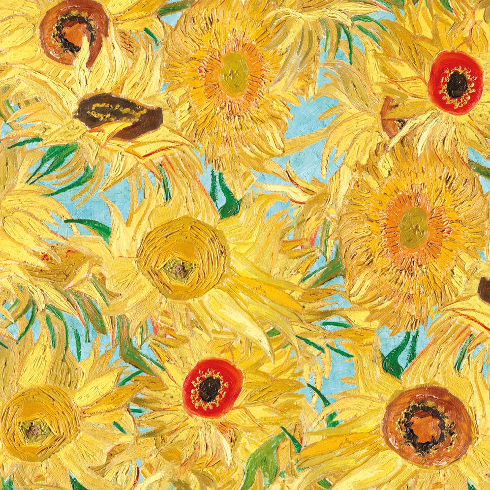 Van Gogh Sunflowers Flat Wrap - Image 2
