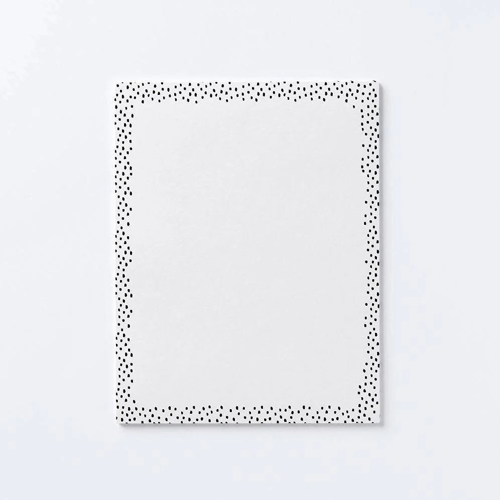 Vanilla Bean Border Craft Paper