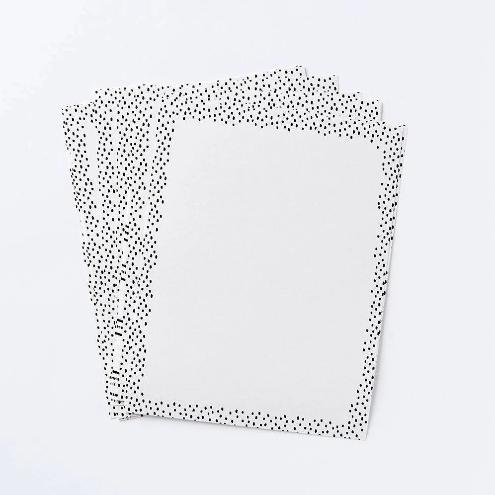 Vanilla Bean Border Craft Paper - Image 2